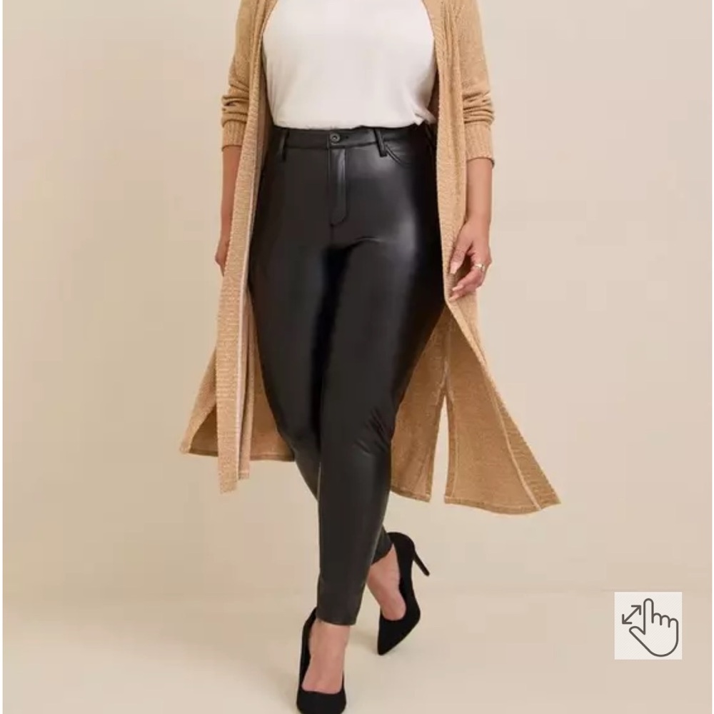 Sky High Skinny Faux Leather High-Rise Pant